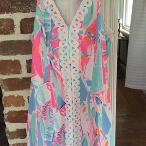 Colorful Lilly Pulitzer Lynn Shift Dress sz 4